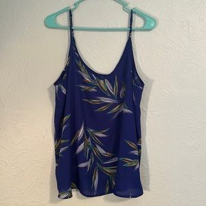 Apt 9 Flowy Electric Blue Flowy Blouse NWT